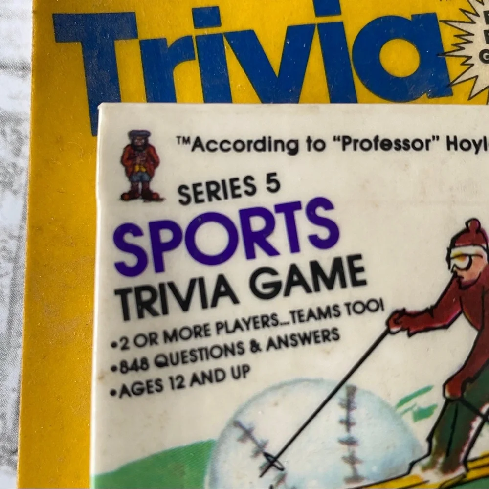NWT‎ Vintage 1984 Hoyle Sports Pocket Trivia